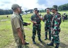 Yakinkan Latihan Menembak Kodim 0804/Magetan Berjalan Aman, Pasilat Korem 081/Dsj Tinjau Langsung ke Lapangan Tembak