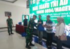 Sambut Hari Juang TNI AD, Kodim 0804/Magetan Gelar Pembagian Sembako untuk Warga