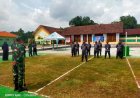 Danramil 0804/01 Magetan Bersama Forkopimca Magetan Hadiri Apel Kesiapan Satlinmas Dalam Rangka Pengamanan Natal Tahun 2025 dan Tahun Baru 2026
