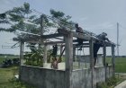 Sinergitas TNI-Polri Membangun Fasilitas Gubug Wujudkan Petani Sejahtera