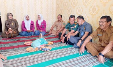 Danramil 0804/01 Magetan Bersama Anggota Takziah ke Rumah Warga Binaan