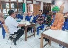 Babinsa Kelurahan Panekan Hadiri Penerimaan KKN  (STIKES) Bhakti Husada Mulia   