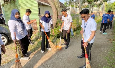 Aksi Nyata HBP ke-62, Rutan Magetan Gelar Bersih-Bersih Lingkungan